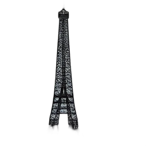 staff, eiffel, tower, schematics transparent PNG cut-out