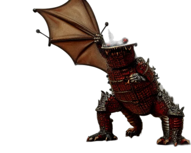 dragon, creature, staff, animal transparent PNG cut-out