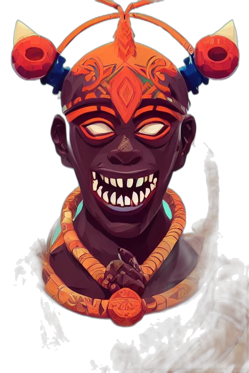 mask, face, crown, jewelry transparent PNG cut-out