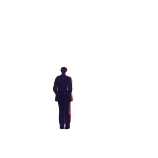 staff, robot, jacket, face, pixel art, concept art, 3d render, photorealistic transparent PNG cut-out
