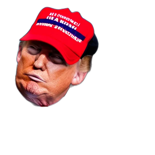 hat, mask, face, crown, 3d render, photorealistic, vaporwave, concept art transparent PNG cut-out