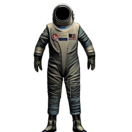 robot, mask, jacket, staff, concept art, 3d render, pixel art, comic book art transparent PNG cut-out