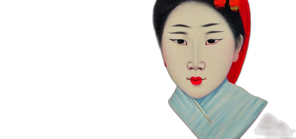 face, mask, photorealistic, oil painting transparent PNG cut-out