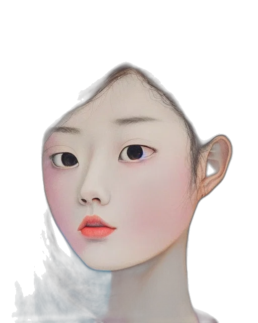 face, mask, creature, robot, photorealistic, oil painting, watercolor, fantasy art transparent PNG cut-out