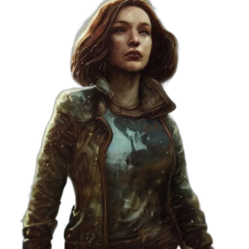 jacket, staff, face, concept art transparent PNG cut-out