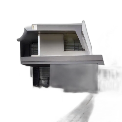 building, robot, furniture, car transparent PNG cut-out