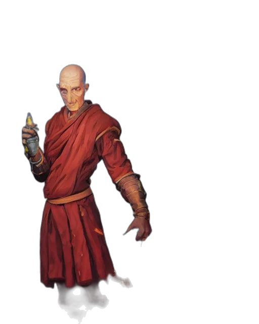staff, weapon, creature, concept art, fantasy art, pixel art, 3d render, red transparent PNG cut-out