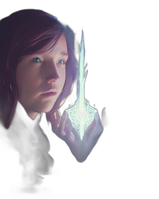 face, sword, dragon, weapon, fantasy art, concept art, photorealistic, watercolor transparent PNG cut-out