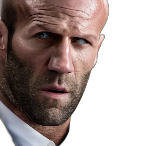 face, jacket, photorealistic, concept art transparent PNG cut-out
