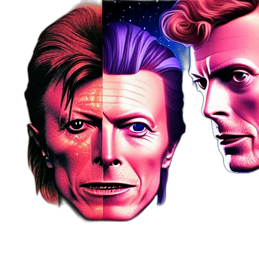 face, comic book art, concept art, pixel art transparent PNG cut-out