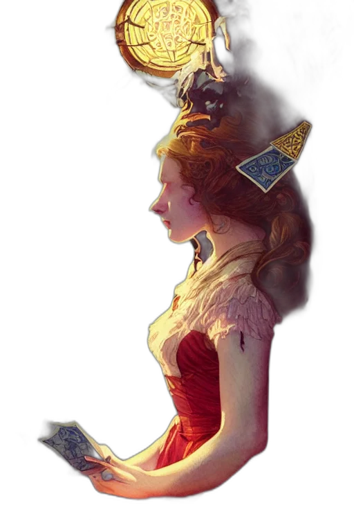 crown, dress, staff, hat transparent PNG cut-out