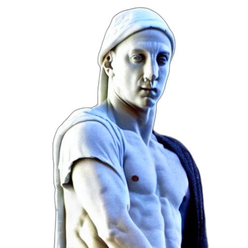 sword, staff, face, robot transparent PNG cut-out