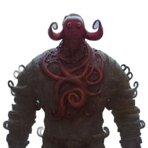 creature, staff, mask, animal transparent PNG cut-out
