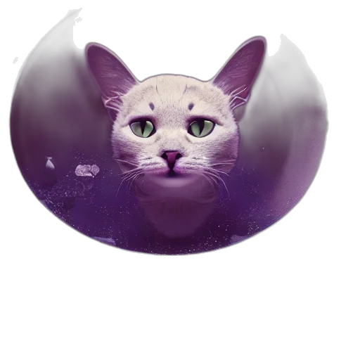 creature, animal, staff, face, photorealistic, fantasy art, concept art, vaporwave transparent PNG cut-out