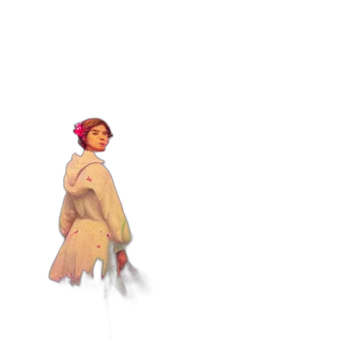 dress, staff, creature, pixel art transparent PNG cut-out