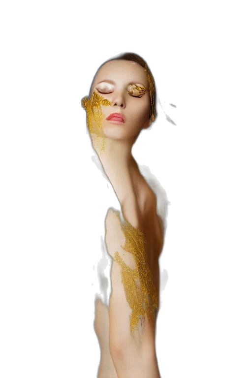 dress, mask, face, jewelry, photorealistic, fantasy art, concept art, watercolor transparent PNG cut-out
