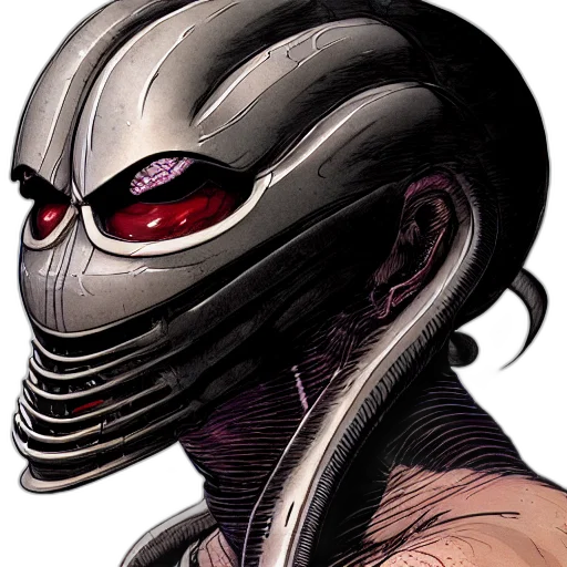 mask, creature, robot, face transparent PNG cut-out