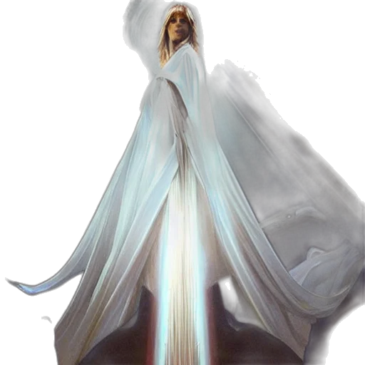 dress, staff, sword, creature transparent PNG cut-out