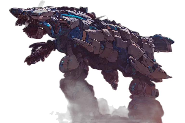 dragon, creature, robot, animal, concept art, fantasy art, 3d render, cyberpunk transparent PNG cut-out