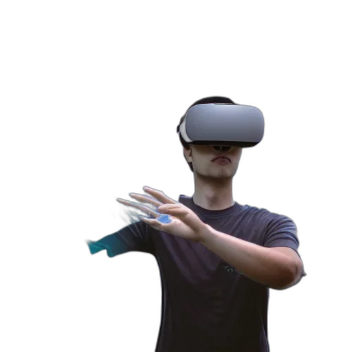 staff, mask, hat, weapon, 3d render, concept art, cyberpunk, vaporwave transparent PNG cut-out