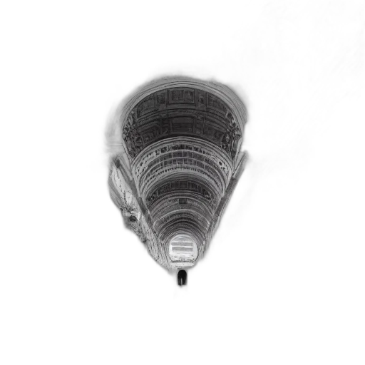 umbrella, hat, car, building transparent PNG cut-out