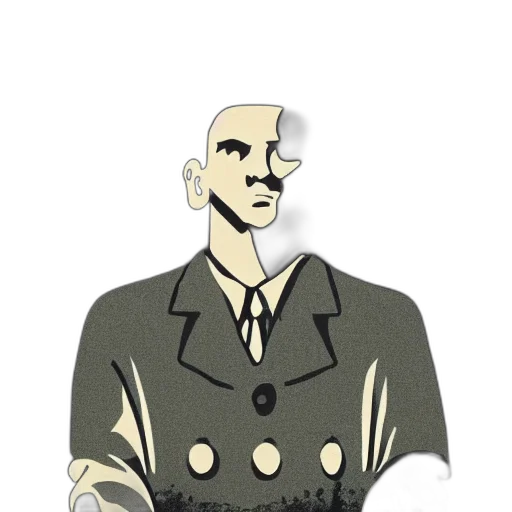 jacket, staff, face, mask transparent PNG cut-out