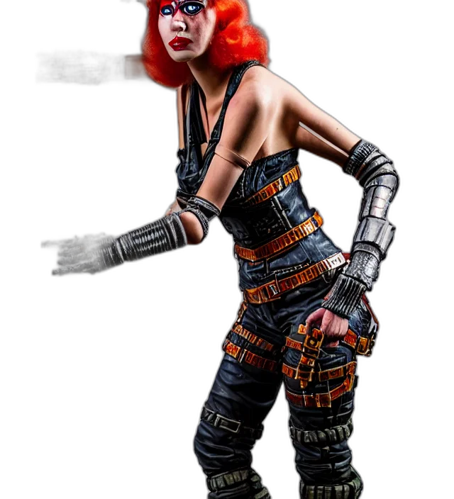 robot, concept art, cyberpunk, comic book art transparent PNG cut-out
