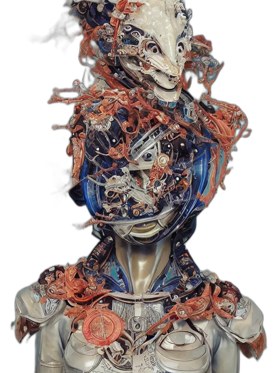 mask, robot, face, crown transparent PNG cut-out