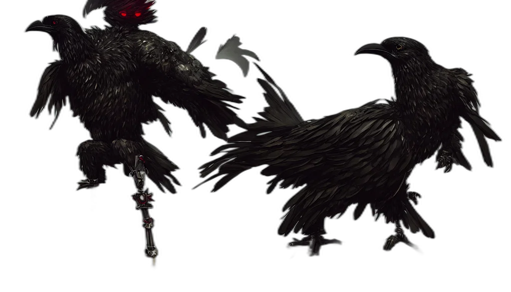 animal, creature, weapon, concept art, 3d render, fantasy art, pixel art, dark transparent PNG cut-out