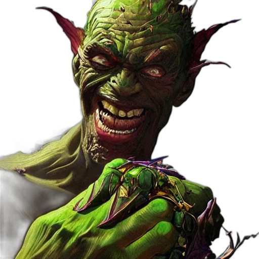 creature, face, staff, mask, concept art, photorealistic, 3d render, comic book art transparent PNG cut-out