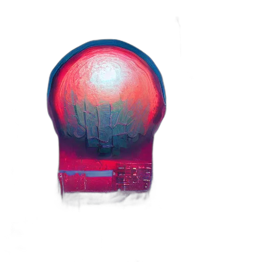 crown, bottle, mask, jacket, watercolor, vaporwave, 3d render, concept art transparent PNG cut-out