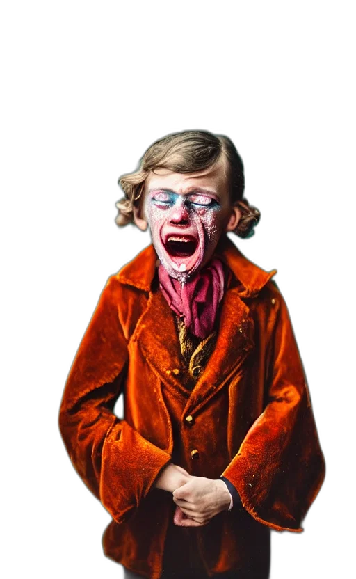 jacket, face, mask, staff transparent PNG cut-out