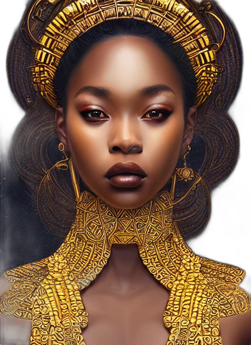jewelry, crown, face, photorealistic transparent PNG cut-out