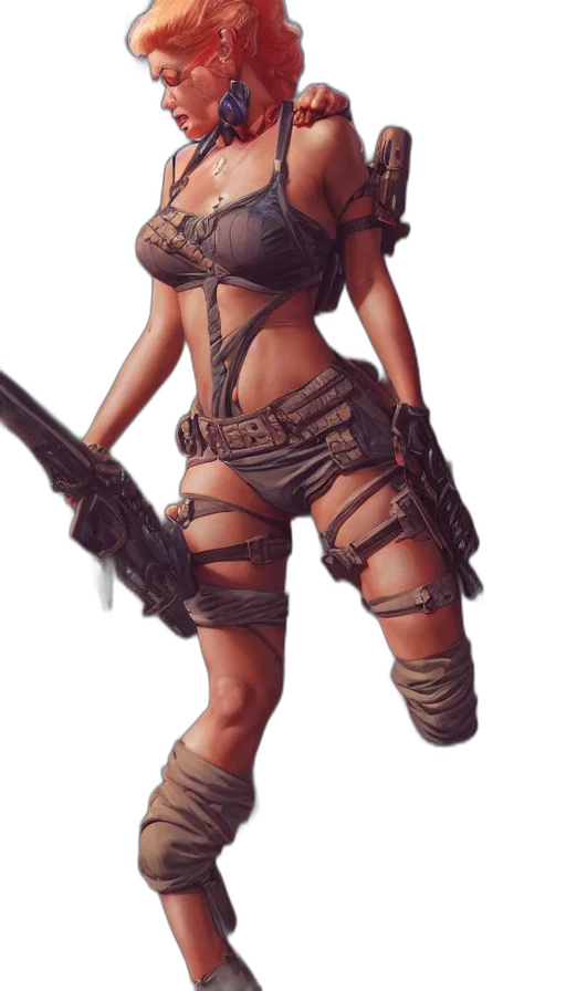 weapon, staff, dress, concept art transparent PNG cut-out