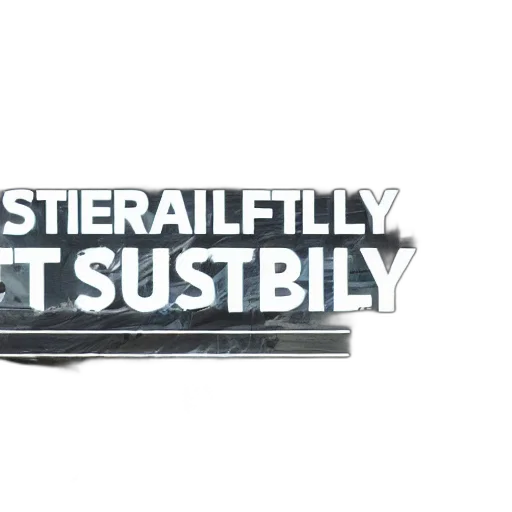 3d render, sustentability transparent PNG cut-out
