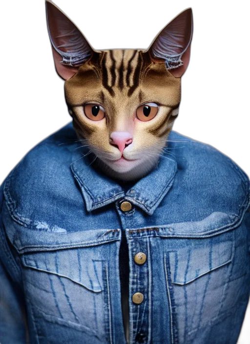 jacket, animal, face, creature transparent PNG cut-out