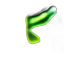 staff, weapon, shoes, sword, 3d render, pixel art, photorealistic, green transparent PNG cut-out