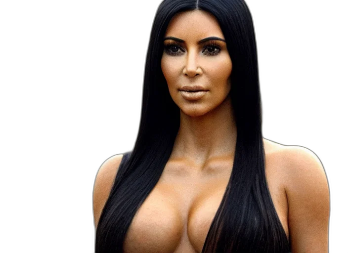 hair, dress, face, photorealistic transparent PNG cut-out