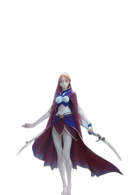 staff, sword, dress, concept art transparent PNG cut-out