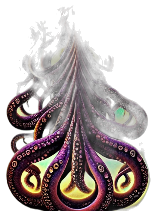 creature, dragon, crown, staff transparent PNG cut-out