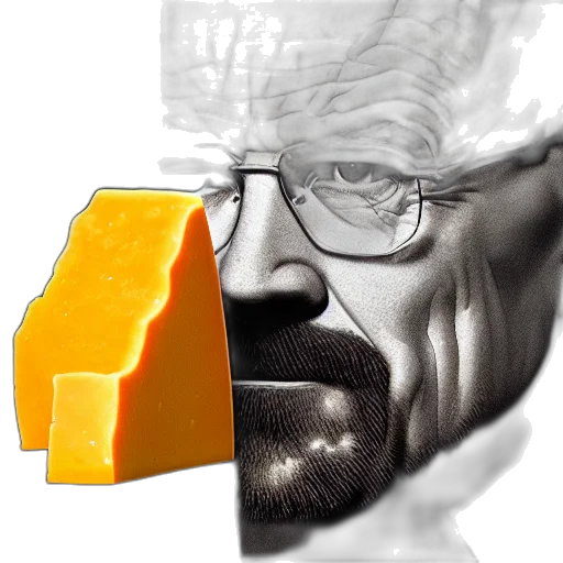 food, face, animal, weapon, photorealistic, 3d render, concept art, vaporwave transparent PNG cut-out