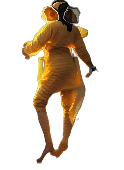 jacket, creature, animal, mask transparent PNG cut-out