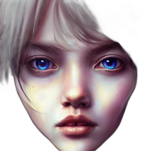 face, mask, robot, creature transparent PNG cut-out