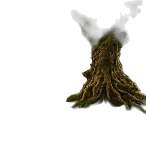 tree, hair, crown, creature transparent PNG cut-out