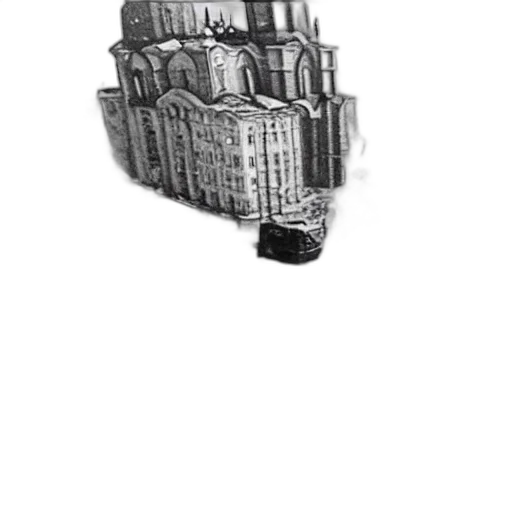jewelry, crown, building, 3d render transparent PNG cut-out