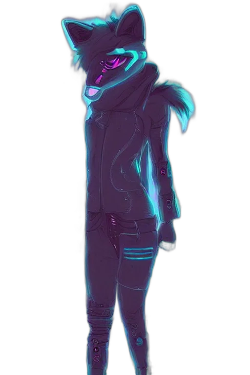 jacket, mask, staff, creature transparent PNG cut-out