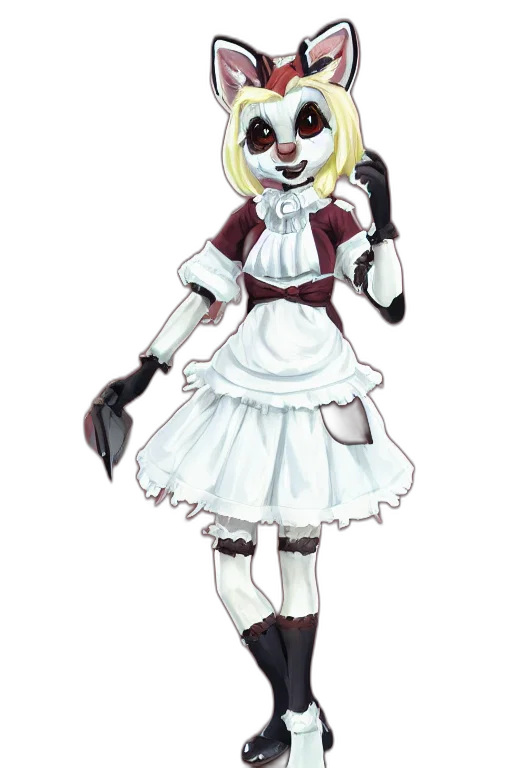 dress, staff, mask, robot transparent PNG cut-out