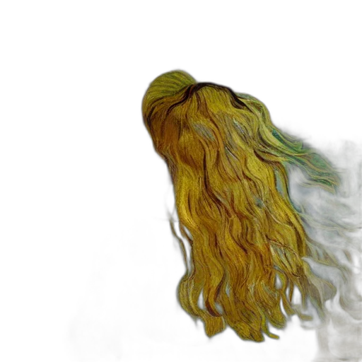 hair, mask, dress, creature, watercolor, concept art, photorealistic, fantasy art transparent PNG cut-out