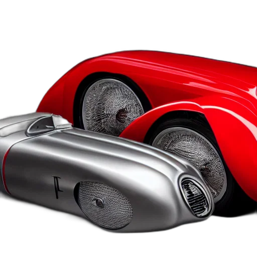 car, shoes, 3d render, photorealistic, retro, futuristic, bugatti, type transparent PNG cut-out