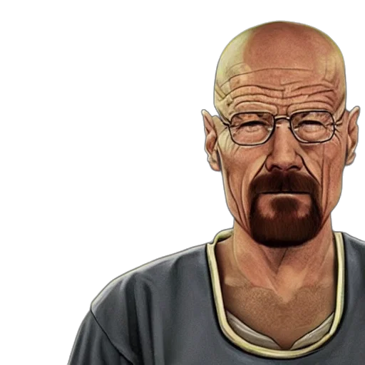 face, comic book art, photorealistic, cartoon transparent PNG cut-out
